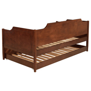 Redding Cherry Wood Daybed with Trundle – Twin