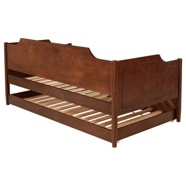 Redding Cherry Wood Daybed with Trundle – Twin