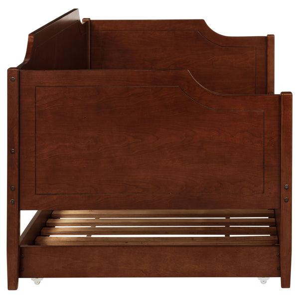 Redding Cherry Wood Daybed with Trundle – Twin