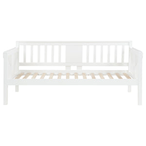 Marina Wood Twin Daybed with Drop-down Tables White