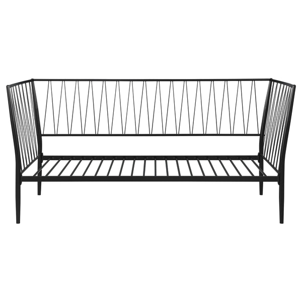 Savannah Metal Twin Daybed Bed Frame Matte Black