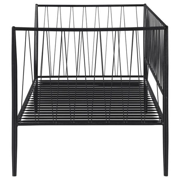 Savannah Metal Twin Daybed Bed Frame Matte Black