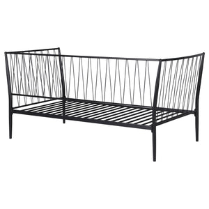 Savannah Metal Twin Daybed Bed Frame Matte Black