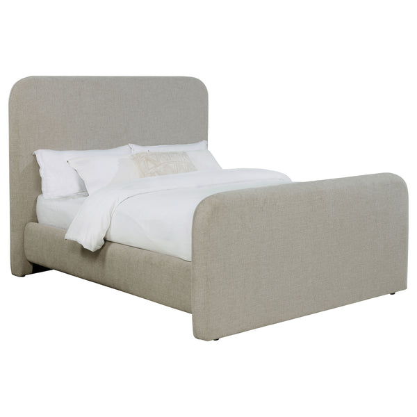 Finley Upholstered Queen Panel Bed Grey