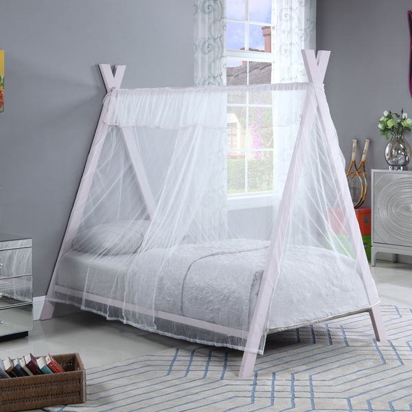 Marigold Metal Twin Tent Bed Pink