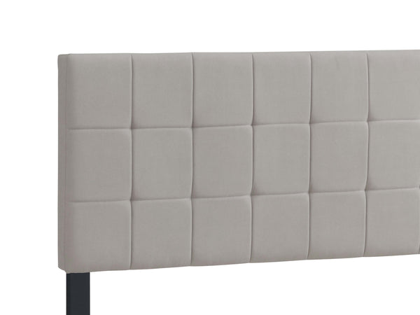 Emerson Upholstered Queen Panel Bed Beige