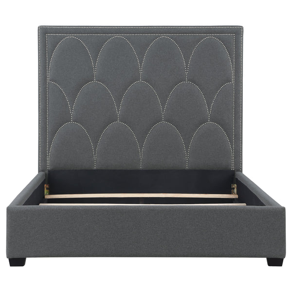 Lonsdale Upholstered Queen Panel Bed Charcoal