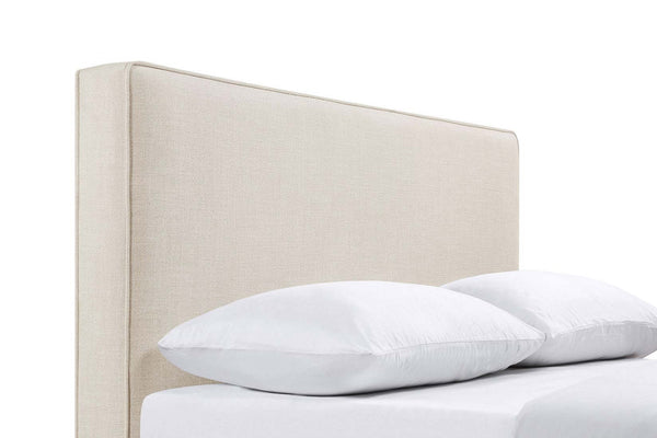 Luca Upholstered Queen or Full Panel Headboard Sand