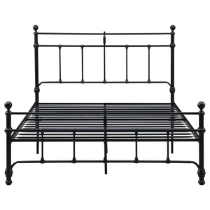 Kai 48-inch Metal Queen Open Frame Bed Matte Black