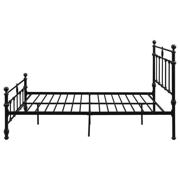 Kai 48-inch Metal Queen Open Frame Bed Matte Black