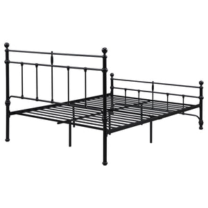 Kai 48-inch Metal Queen Open Frame Bed Matte Black