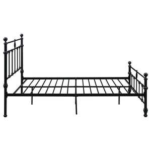 Kai 48-inch Metal Queen Open Frame Bed Matte Black