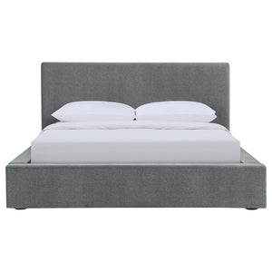 Harrington Upholstered Queen Panel Bed Graphite