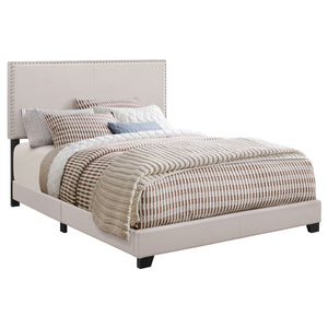 Ellsworth Upholstered Queen Panel Bed Ivory