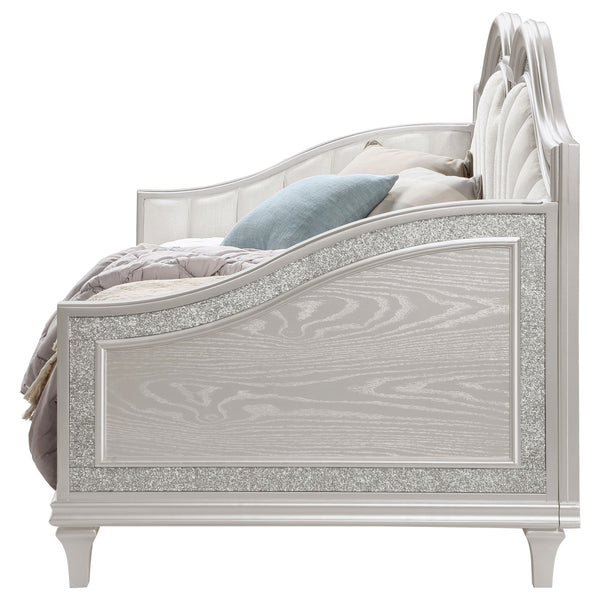 Isla Upholstered Twin Daybed Silver Oak