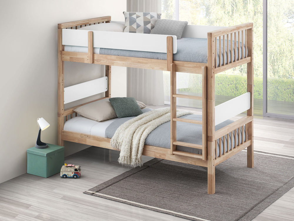 Harper Wood Twin Over Twin Bunk Bed Natural