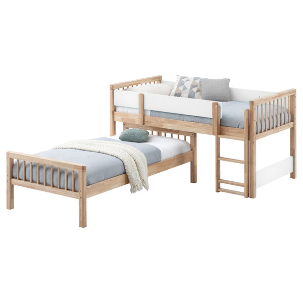 Harper Wood Twin Over Twin Bunk Bed Natural